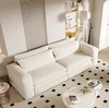3 Seat + Teddy + Beige/White