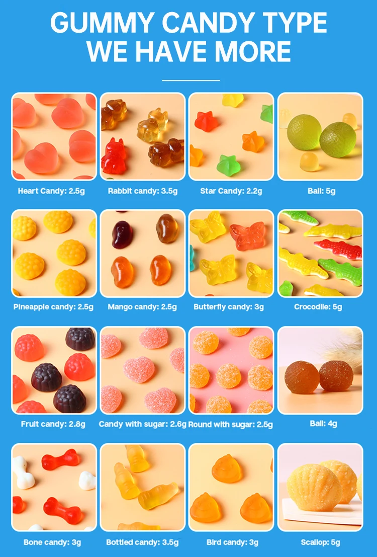 Oem Private Label Organic Seed Oil Gummies Multivitamin Biotin Collagen