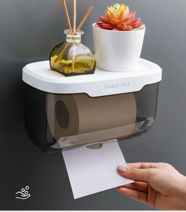 Photo inspiration: Gallery Detail: Self Adhesive Wall Mounted Toilet Paper Holder