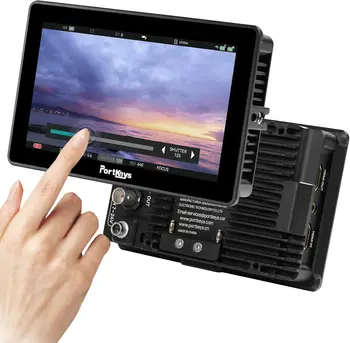 Portkeys BM5 IV 5.5" 2000nit Camera Field Monitor Control for RED Komodo V-Raptor/X, FX3/FX30/ZV-E10/A7MIV/A6300/A6400/A9II