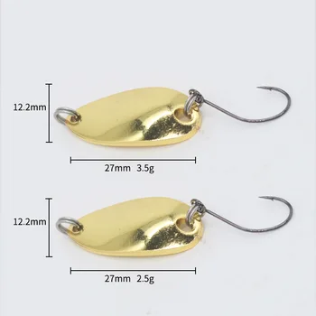Factory Direct Lure Live Bait Horse Mouth Sequins 25g35g Copper with Hooks Wholesale High Density Pure Copper – Hooks – view 3