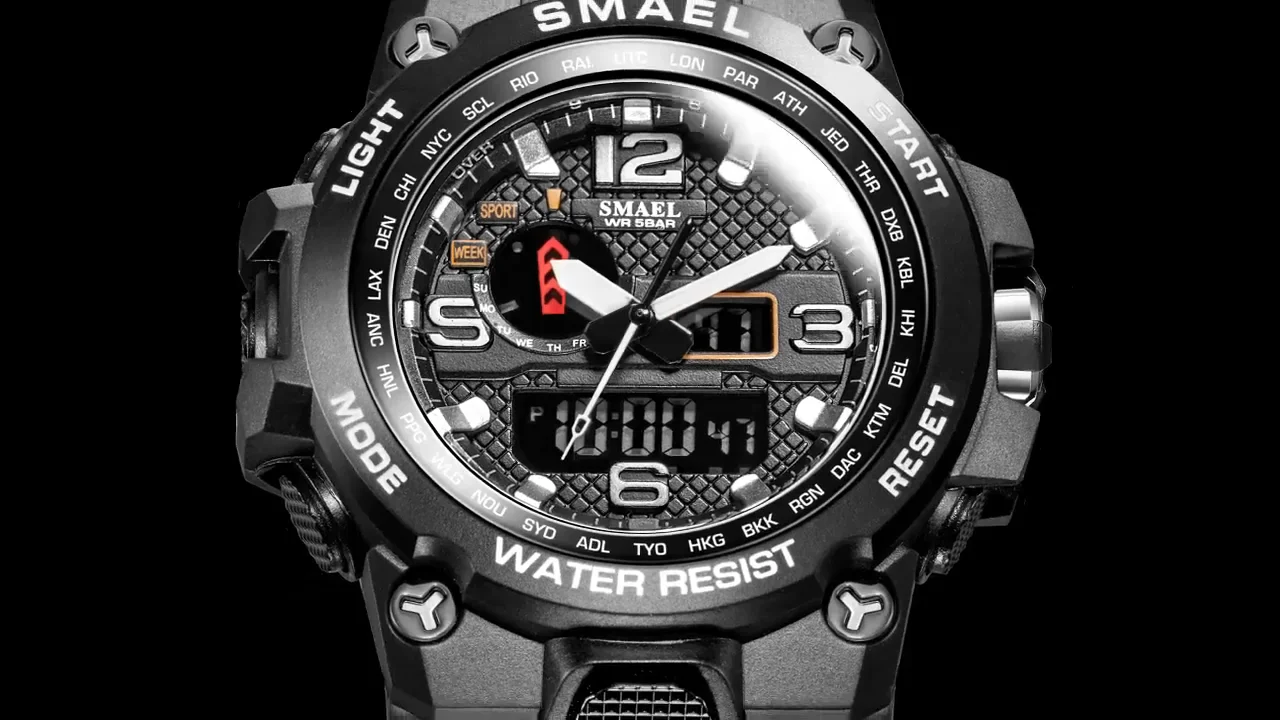 Top Brand Japan Movement S8012 Analog Digital Watch G Sports Shock