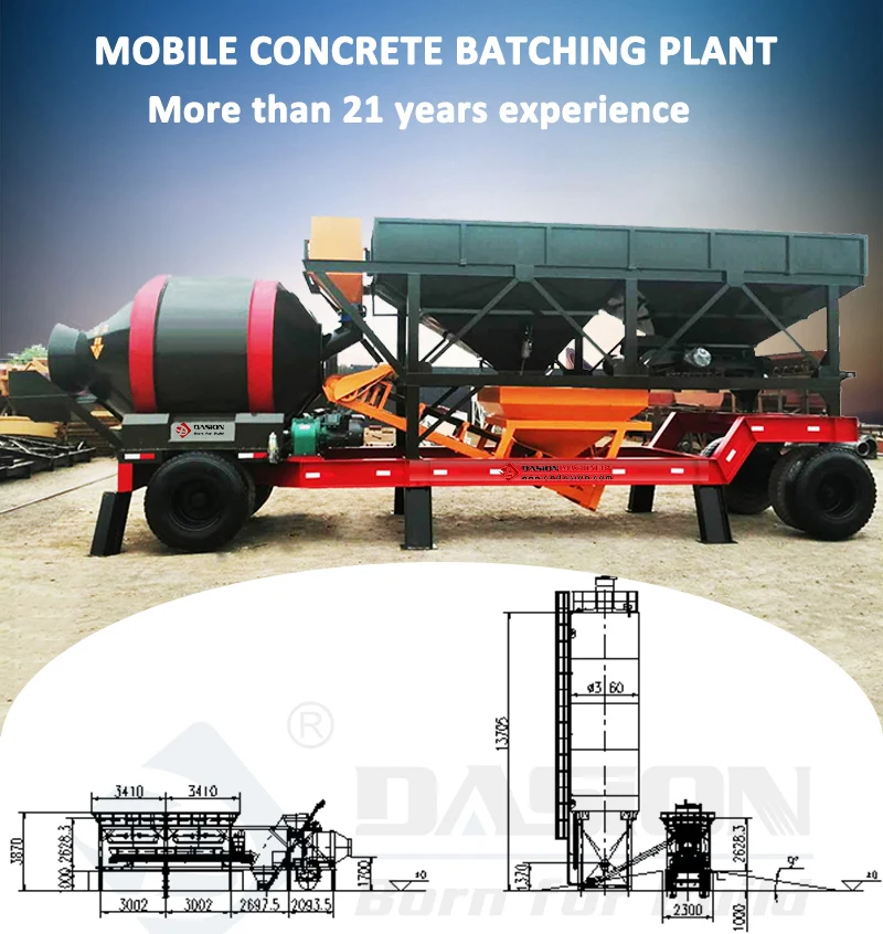 mobile concrete batching plants