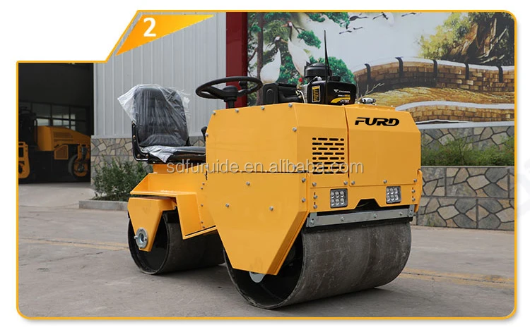 Changfa Pedestrian Vibratory Roller with 700kg Capacity Honda Diesel Engine Double Drum for Soil Compaction Road Maintenance
