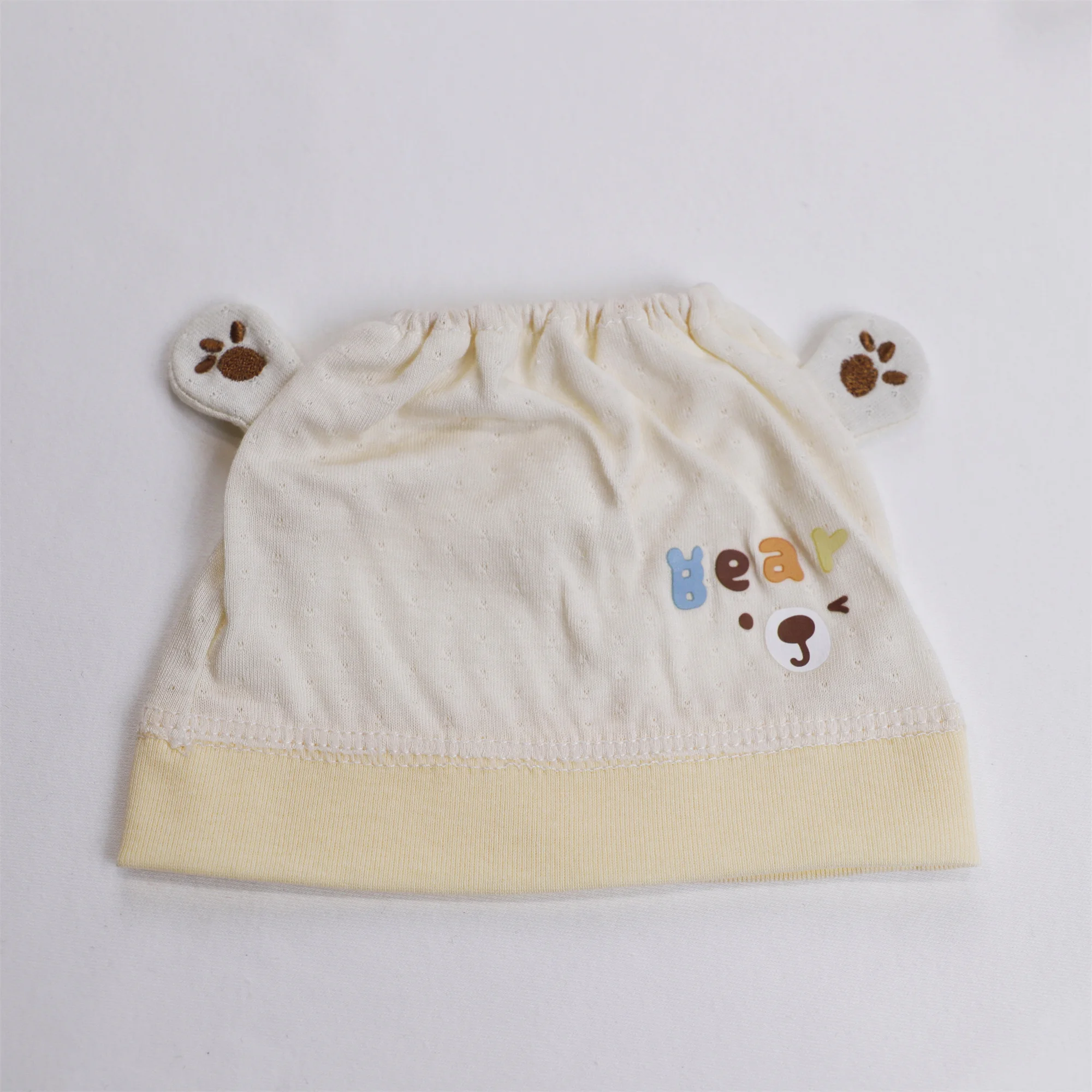 Хлопковая Детская шляпа с принтом для новорожденных на возраст 0-6 месяцев