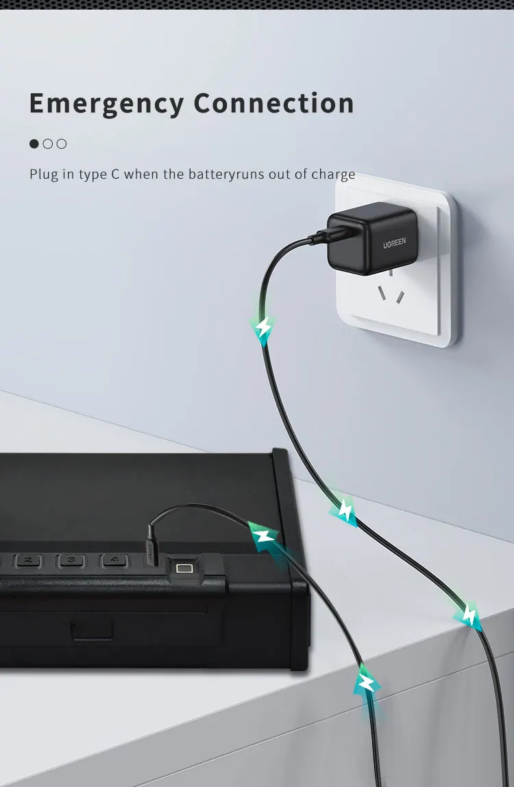 CEQSAFE Hot Selling Hand Gun Safe Small Biometric Fingerprint Lock Gun Safe for Car factory