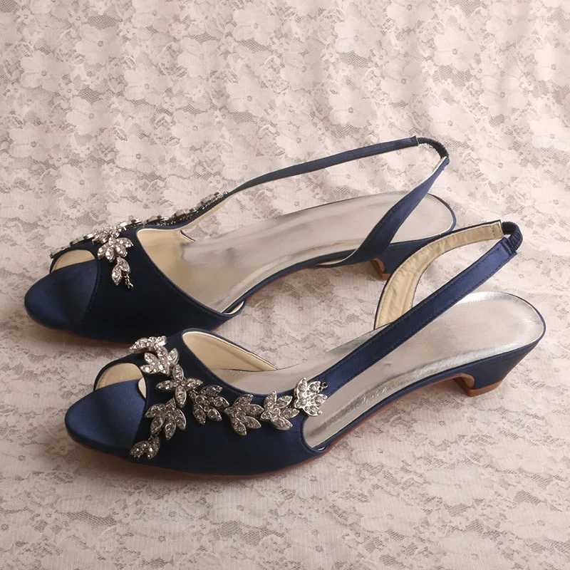 Sandalias de tacón cuadrado, color morado, berenjena