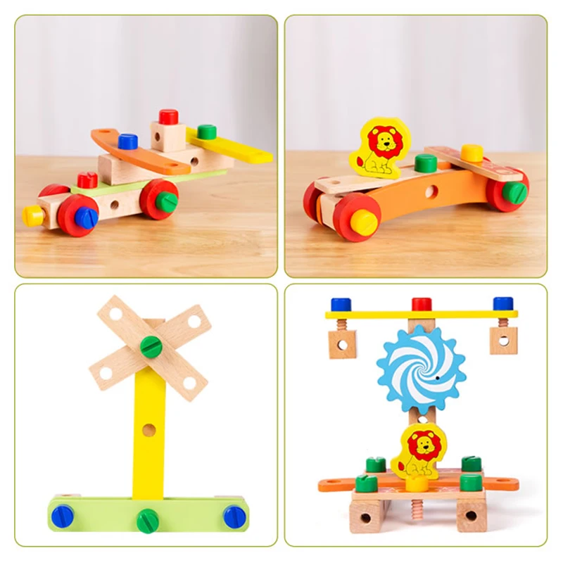 Деревянный креативный стул для сборки «сделай сам» Рабочий многофункциональная разборка ролевая игра паровой винт мастерская инструмент