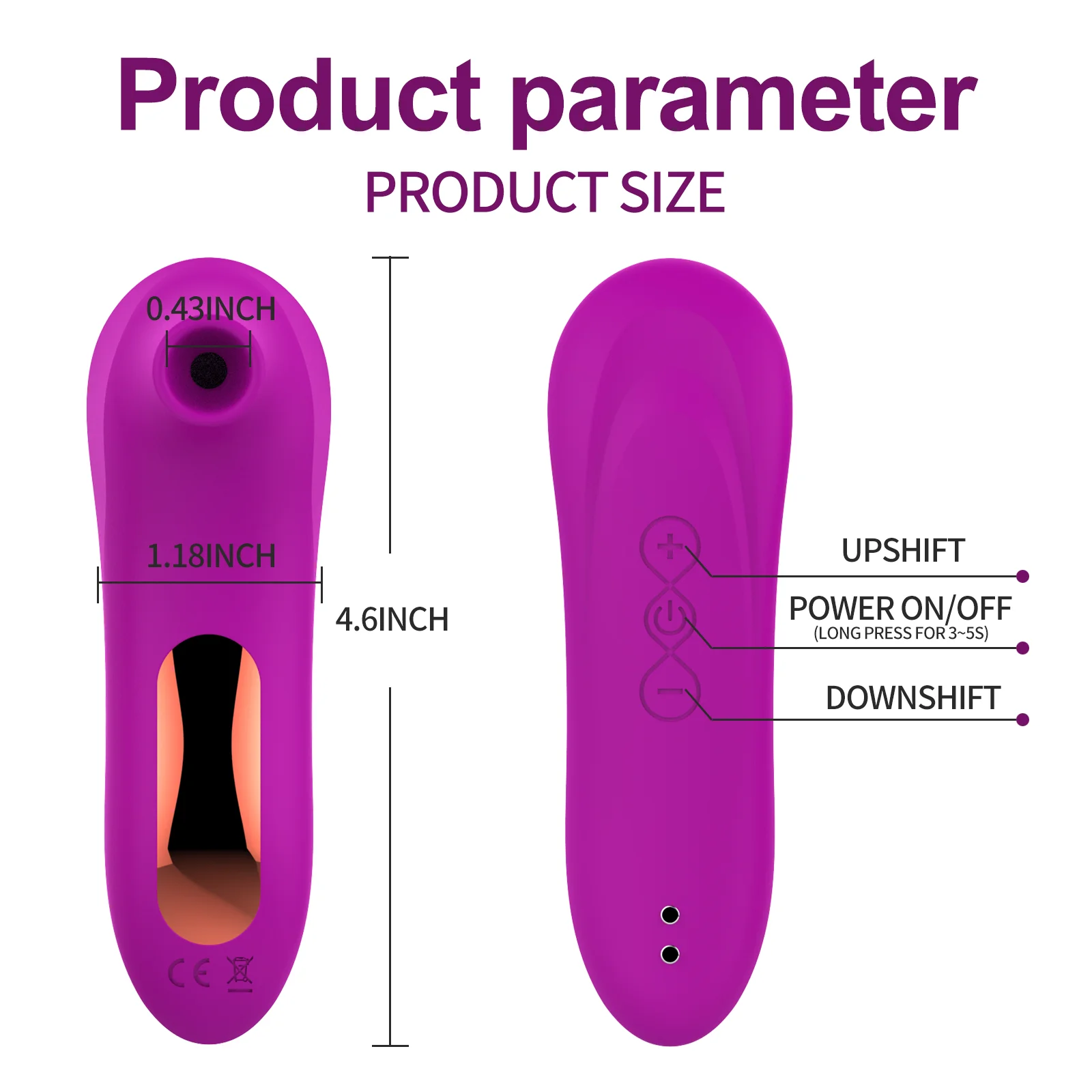 Original Nipple Sucking Vibrator G-spot Vaginal Clitoris Stimulation