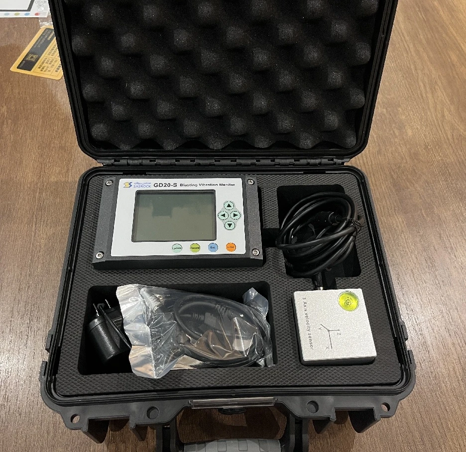 Vibration Analysis for Blasting Blasting Vibration Monitoring Machine for Sale High Accuacy Blasting Vibrometer