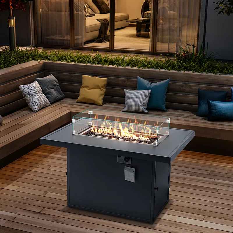 annaise propane fire pit table