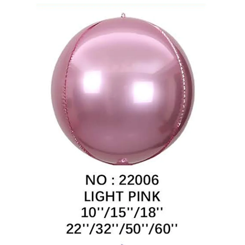 4D Sphere Balloons - Large Outdoor Foil Balloons for Parties