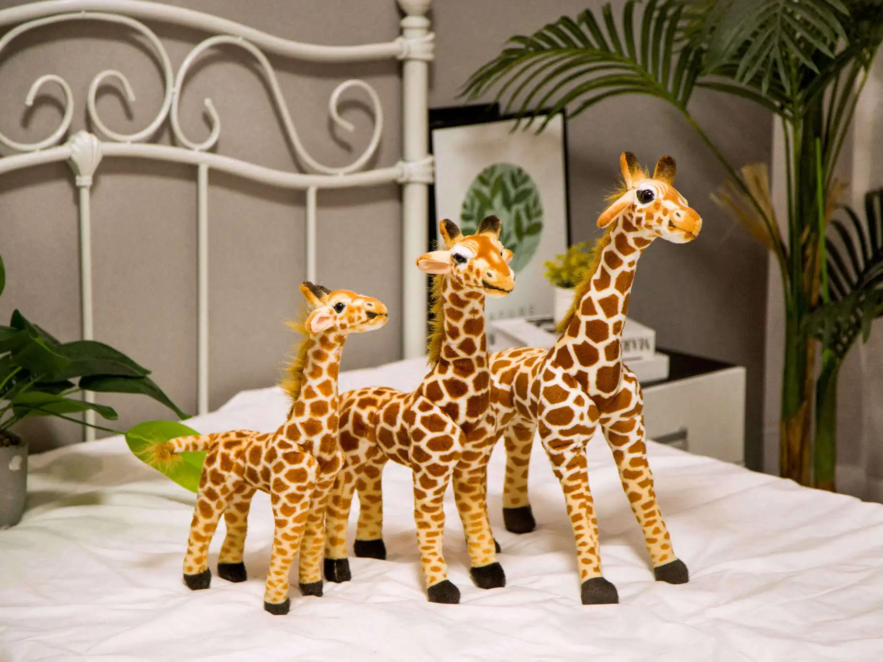 Cartoon Restuffing Tall Soft Large Cuddly Jungle Simulation Giraffe