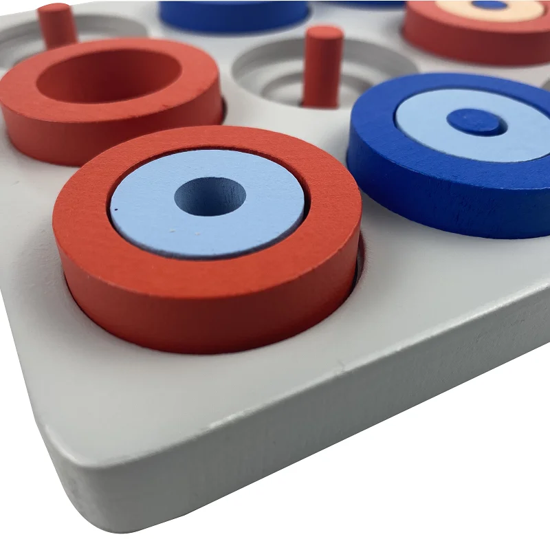 Math Playground Tic Tac Toe New Design Game Tic Tie Toe Wood Brain Board Game