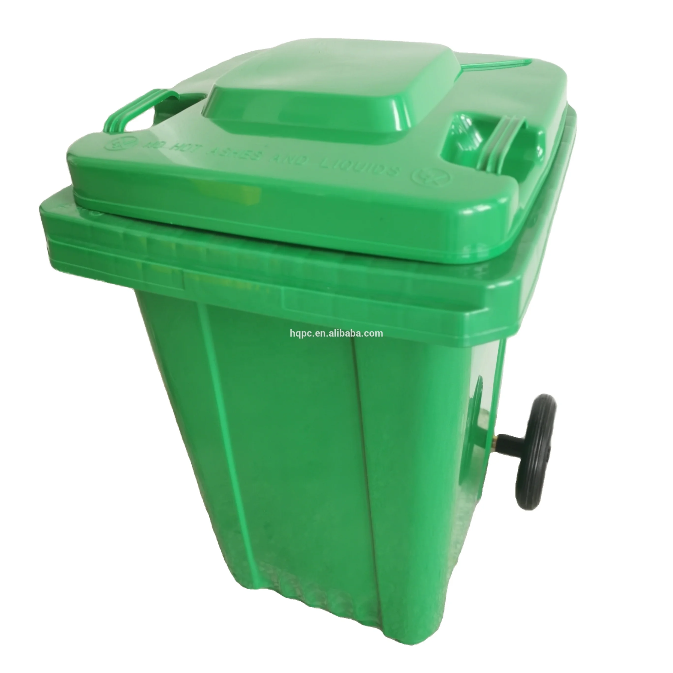 China Dustbin 80L Mobile Garbage Container Plastic Trash Can 80 Liter Waste Bin With Wheels