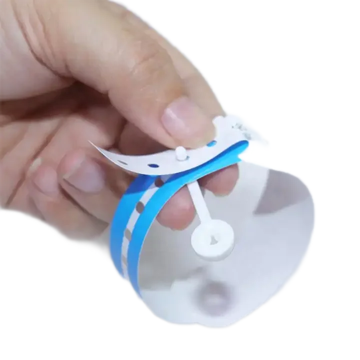 Linkwin09 Hospital Medical Adult Child Identification Wristband PVC Plastic ID Bracelet