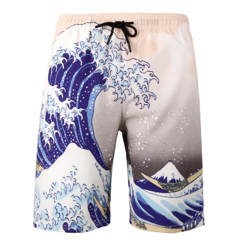 Оригинальные Гавайские пляжные шорты в винтажном стиле