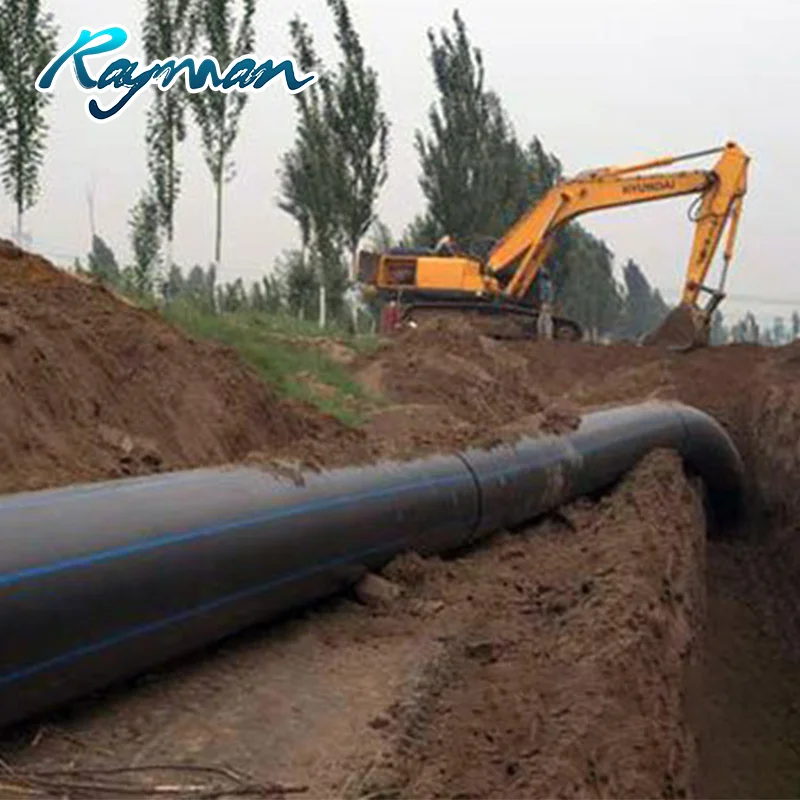 High Density Polyethylene Pipe HDPE PE100 Large Diameter Hdpe Tubes for Water Supply 25mm 250mm 500mm 1000mm