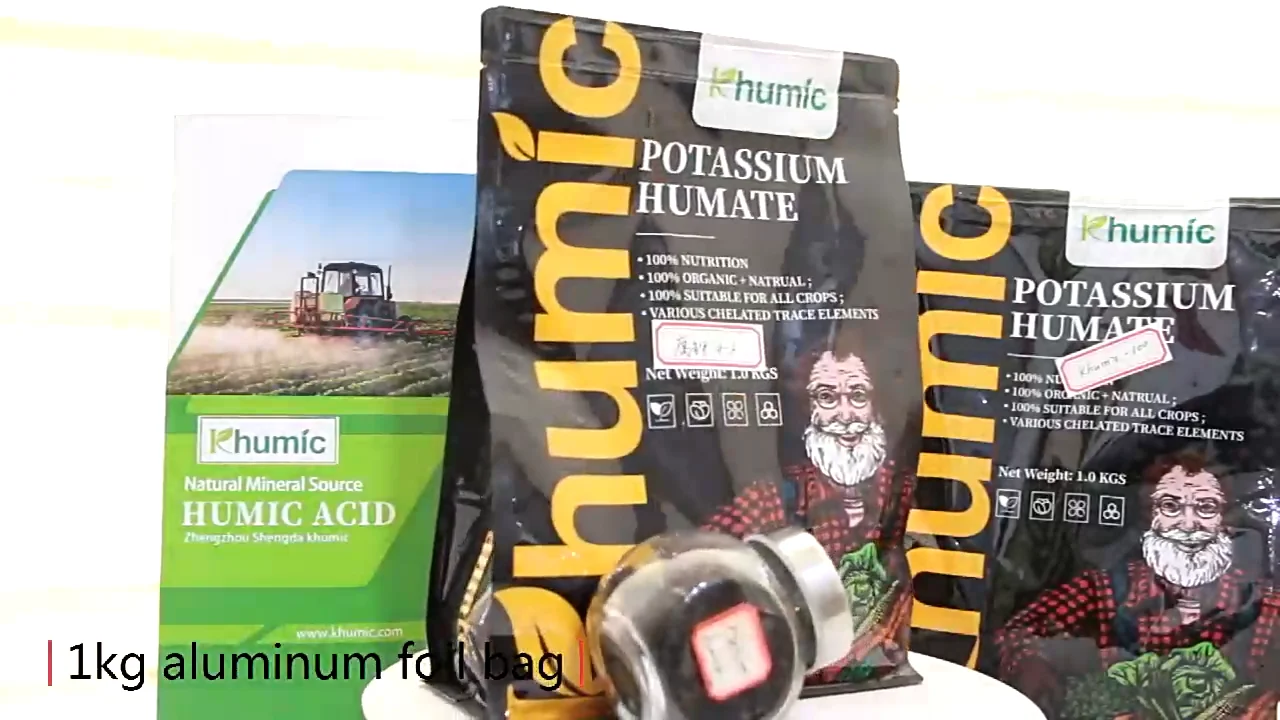 Premium Humic Extract Quick Release Foliar Fertilizer 100%water Soluble ...