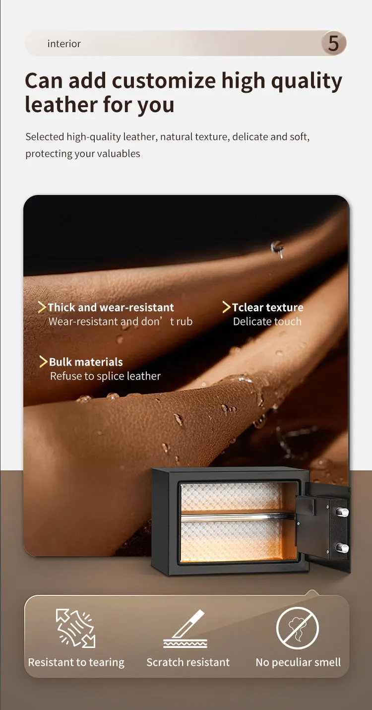 CEQSAFE New Arrival Security Locker Digital Code Display Home Electronic Safe Box for Money factory