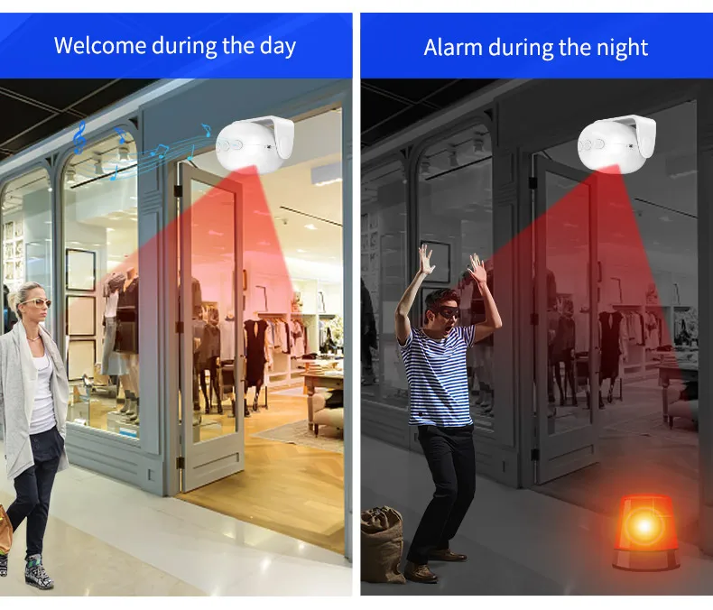 Kerui Smart Wireless Pir Motion Sensor Detector Induction Security Door Chime
