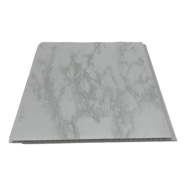 Laminated Marble Pattern Design Hollow Pvc Panel Waterproof Ceiling Board Pvc Plastic Roof Ceiling