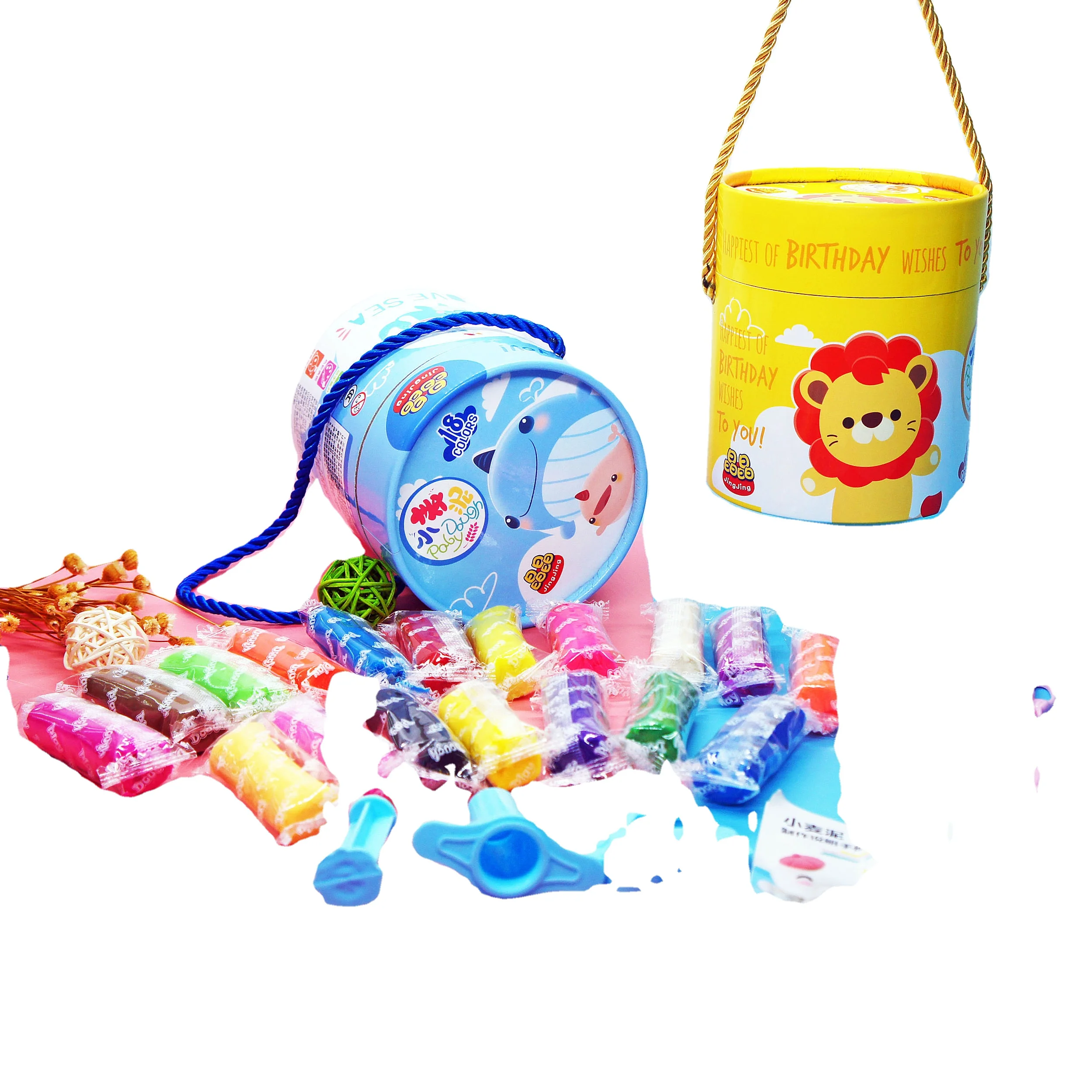 non dry non-toxic soft play dough kit polymer modeling clay