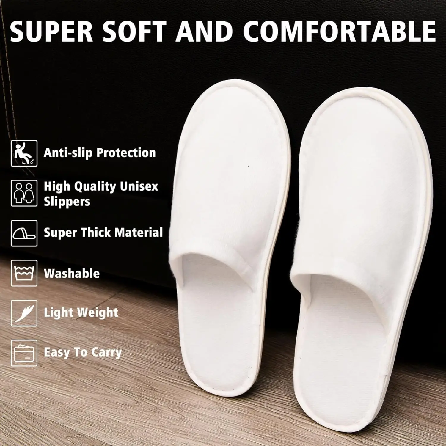 Disposable Slippers Home Slippers Open Slipper Breathable Slippers