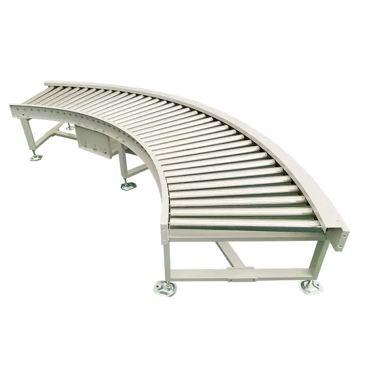 90 Degree Curve Roller Table Conveyor