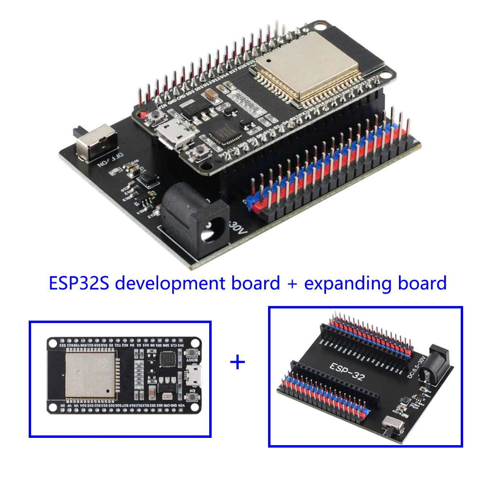 Diymall Devit V1 Esp32-wroom-32 Development Board + Esp32 Expansion ...