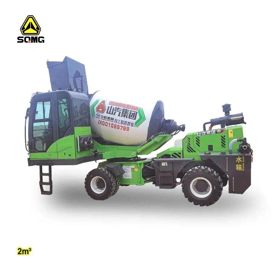 Construction 3.5 Cubic Meter Mini Mobile Cement Concrete Mixer Pump Self Installed Concrete Mixer Truck