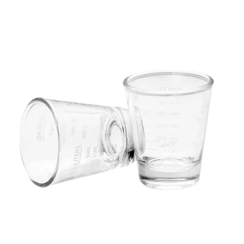 Bcnmviku Custom Logo Wholesale Promotion Thick Bottom 45ml/1.5oz Light Glass Tequila Whiskey Shot Glass Whisky Glass Set