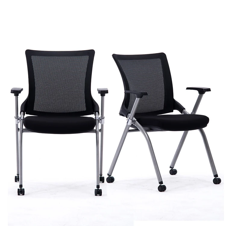 Office Chair Simple Mesh Folding Office Chair With Wheels details