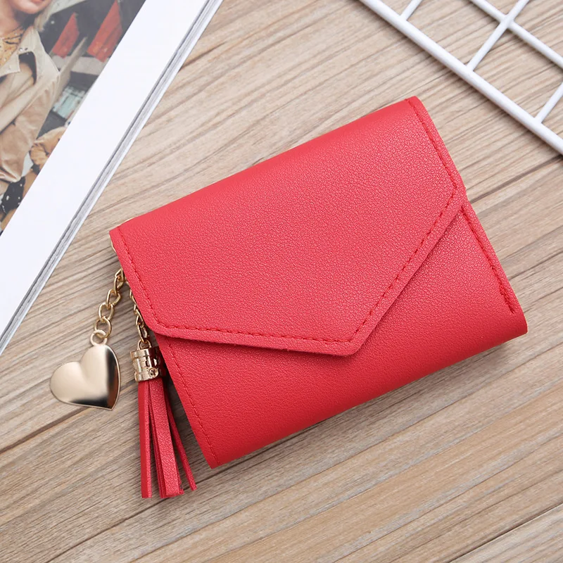  Wallet Simple Square Women's Wallet Short Buckle Small