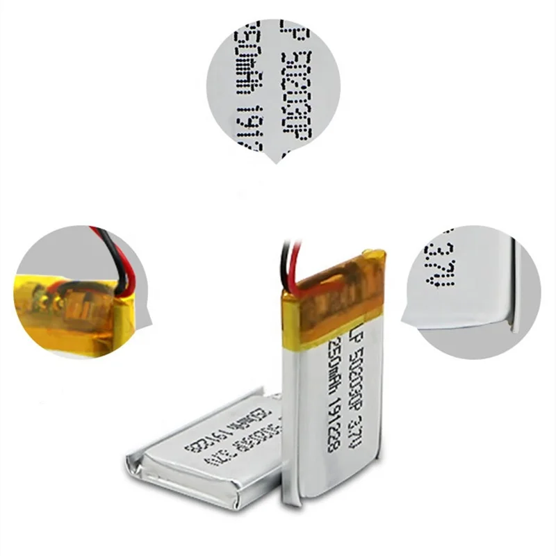 502030 3,7 Volt Akku passend für Bosch Intuvia BUI255 Display 250 mAh