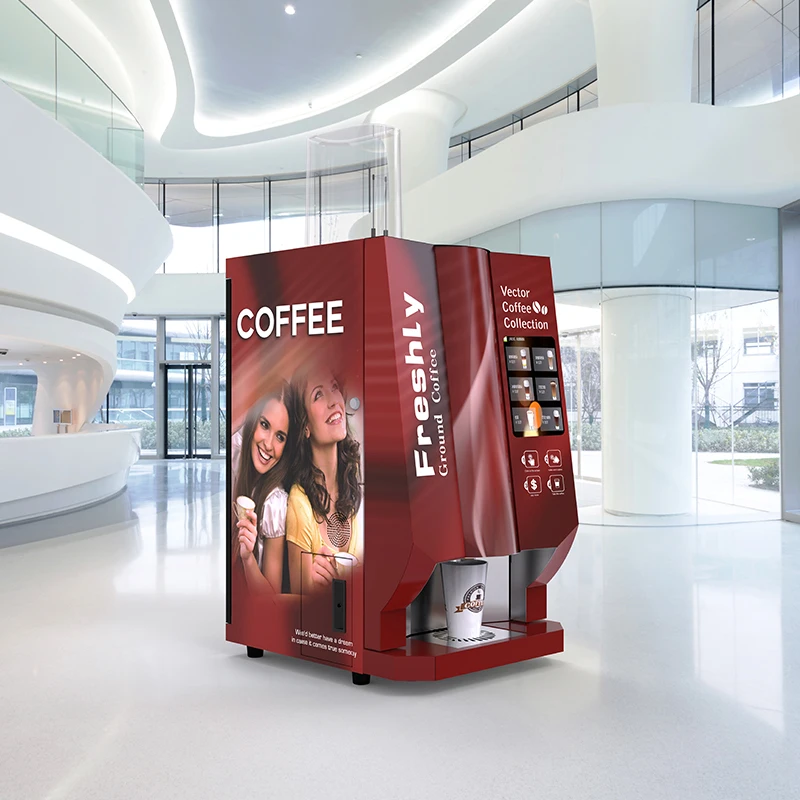 Coffee Vending Machine Fully Automatic 2022 New Tabletop Commercial