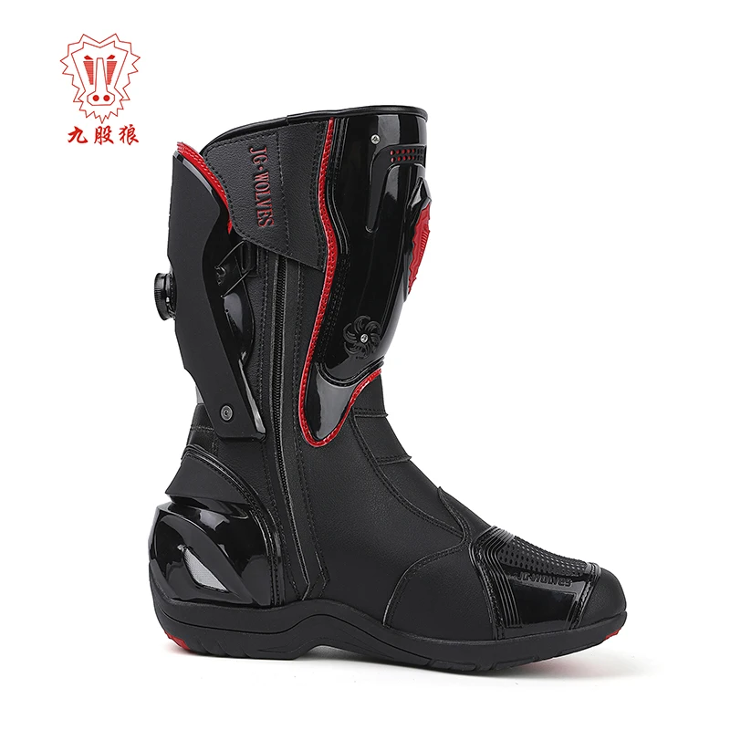 ICON Black and Red Adventure Boots/Motocycle Boots Alpinestars Tech 7 Enduro Boots - Offroad Motorcycle Boots  main image 3