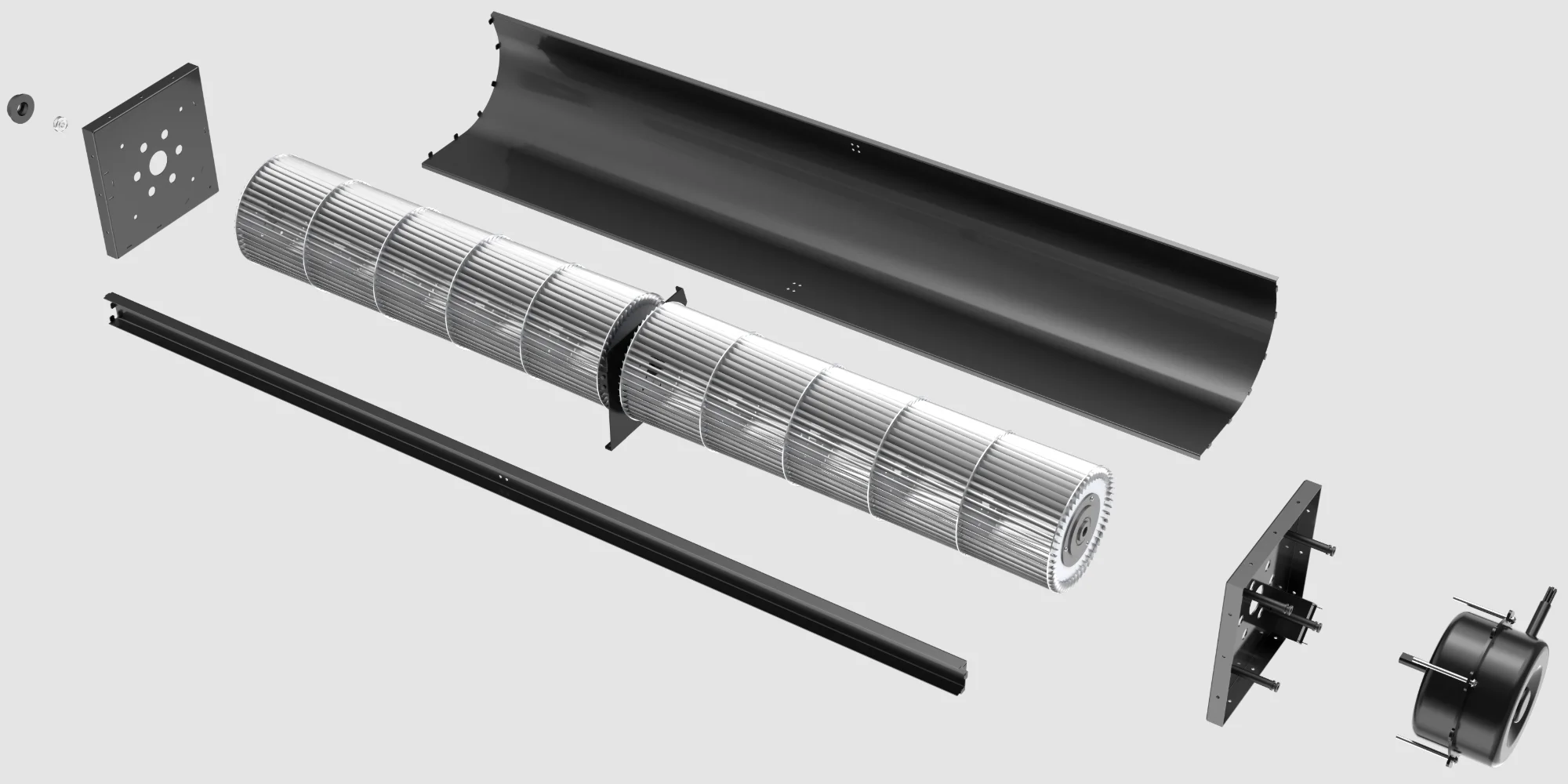 Cross Flow Fan, LONGWELL, 30mm, Tangential - detail 8