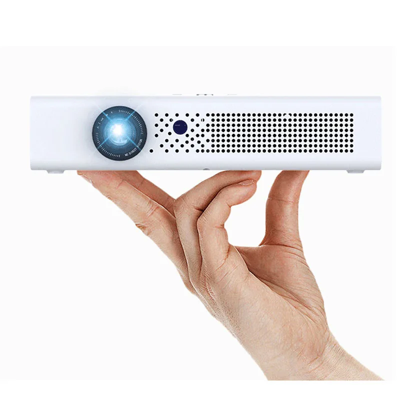 Мини-проектор для смартфона Windows h4 lcd видео hd китайская av видео aurora с батареей 4k 2160p