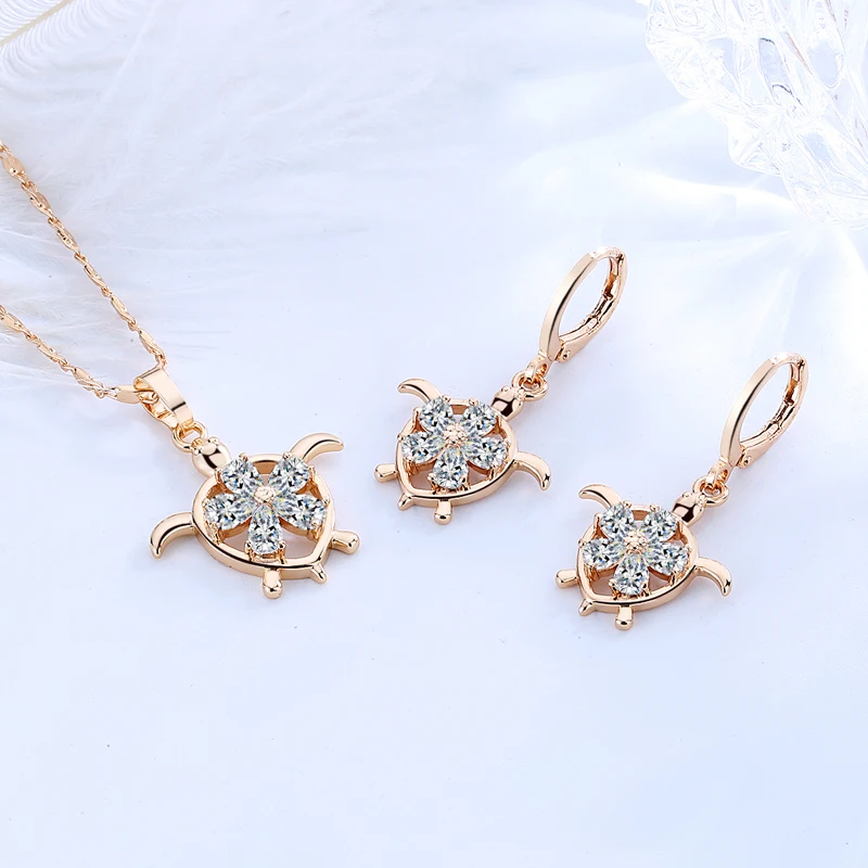 Wholesale 18k Laminated Gold Fine Cubic Zircon Top Quality Elegant