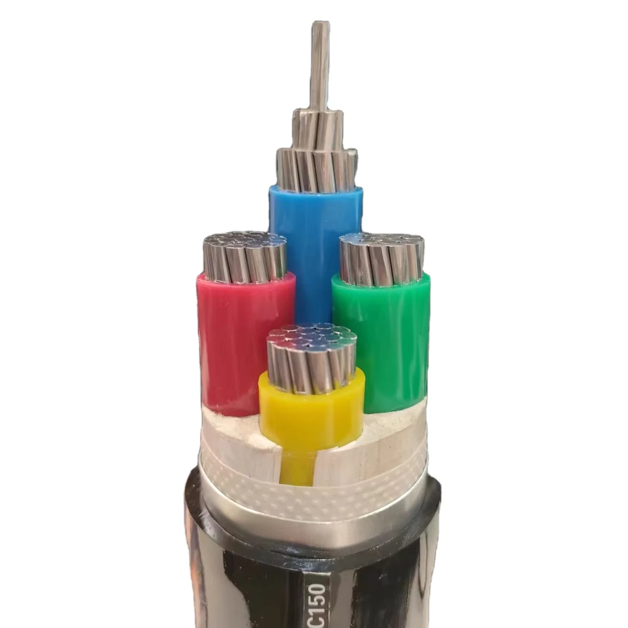 Vieradrige PVC-isolierte gepanzerte Stromkabel aus Aluminium leiter, die für die Stadt beleuchtung, die Strom übertragung in Fabriken und meine verwendet werden