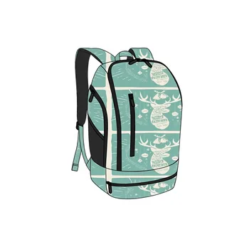 OEM/ODM Unisex Lightweight Universal Backpack Durable Material Polyester Zipper Personality Printing Multi-Scenario Design