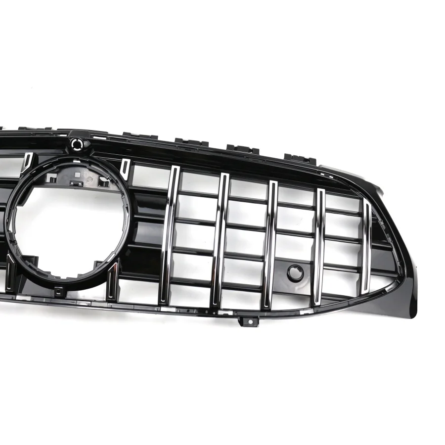 product tiypeor grill for mercedes benz cla w118 2020  car gtr style chrome color front bumper grille abs pp plastic-5
