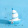 Bule sailing boat