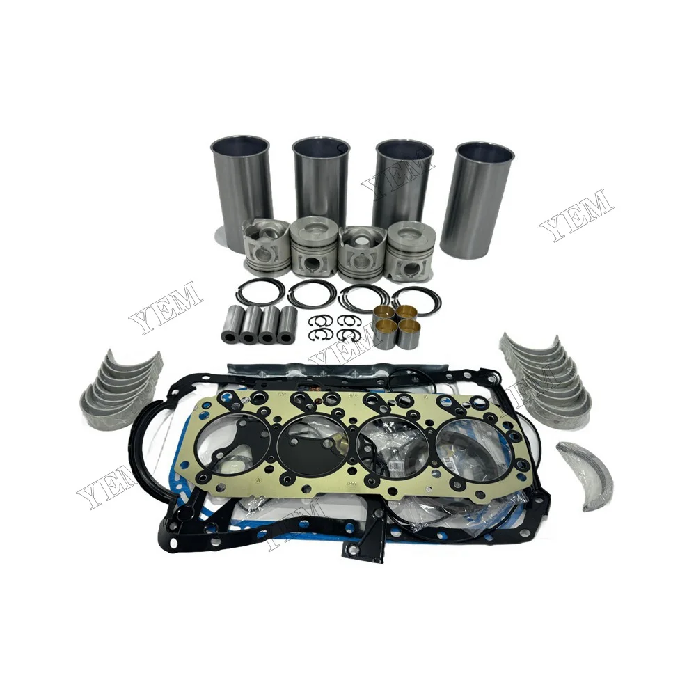 For Isuzu 4JB1 Overhaul Kit With Bearing Sets Engine Parts 5