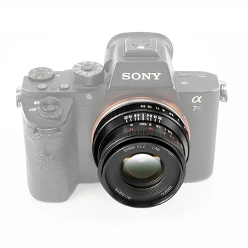 7Artisans 35mm F1.2 II APS-C Manual Focus Lens Prime Lens Large Aperture for E/FX/EOS-M/M43 Mount Camera Sony A6600/A6500/A6300 detail image