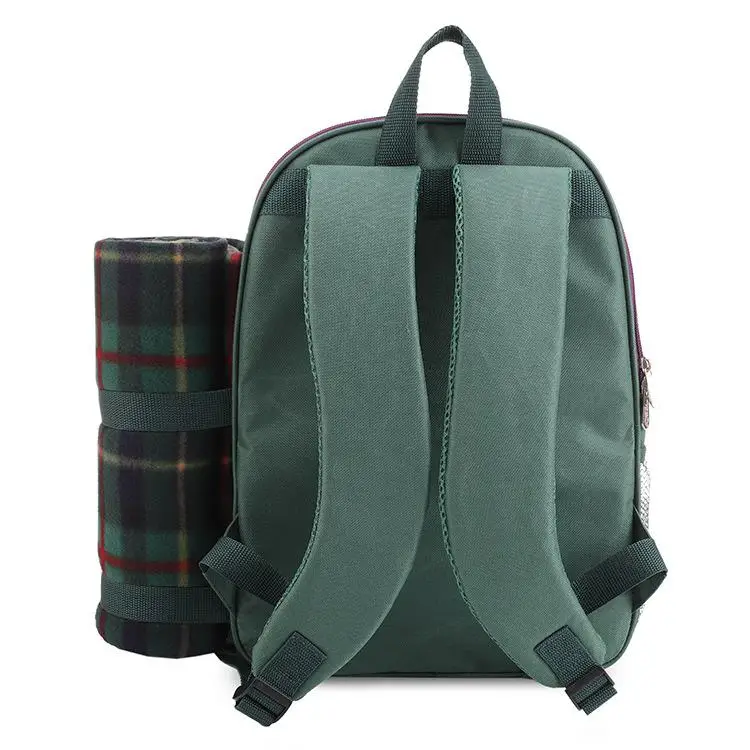 Refrigerated Picnic Bag With Cutlery Set Outdoor Portable Thermal