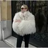 Colletto a stella Mao in peluche bianco
