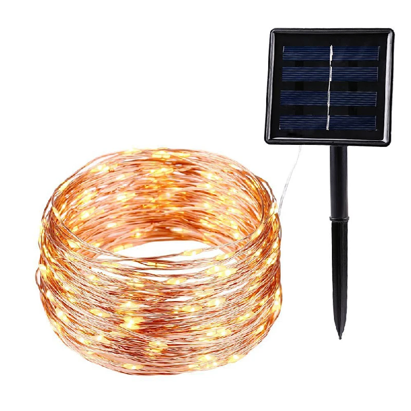 garden holiday wedding decoration solar display wire