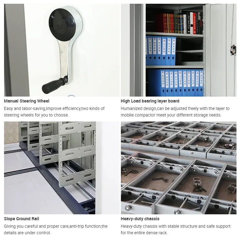 Filing Storage Furniture High Density Mechanical Mobile Storage ...